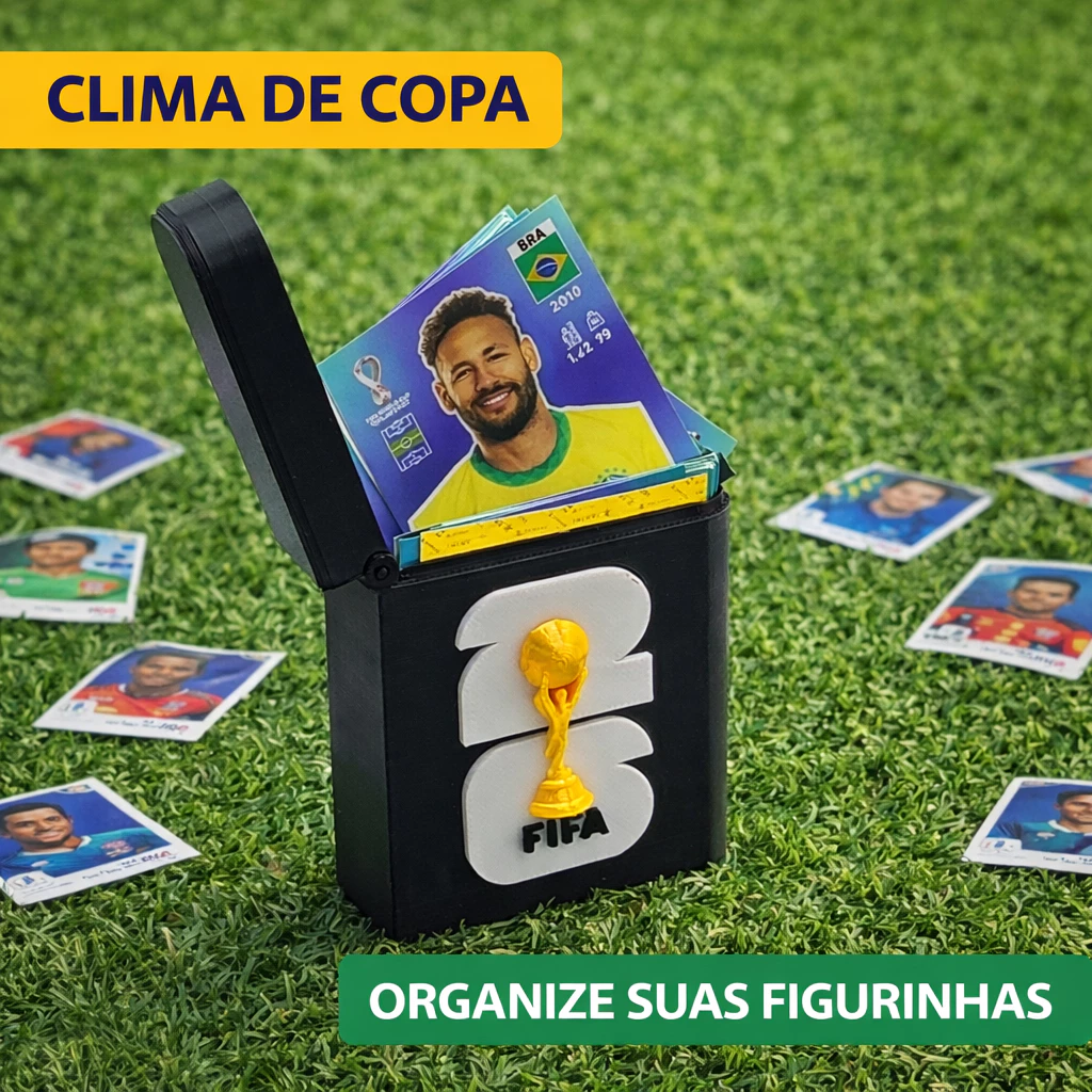 Porta-figurinhas da Copa FIFA 2026