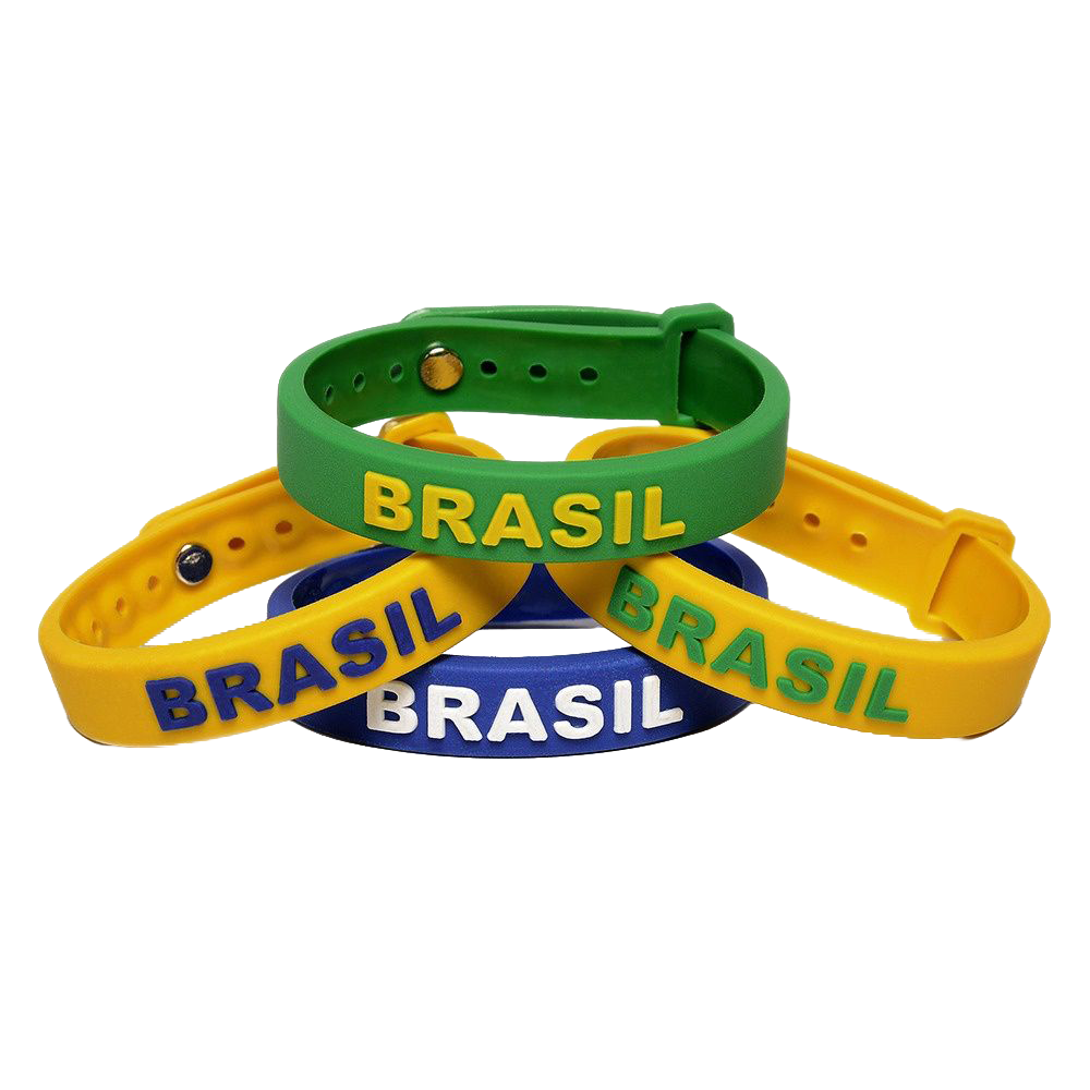 Pulseira Brasil nas cores da seleção